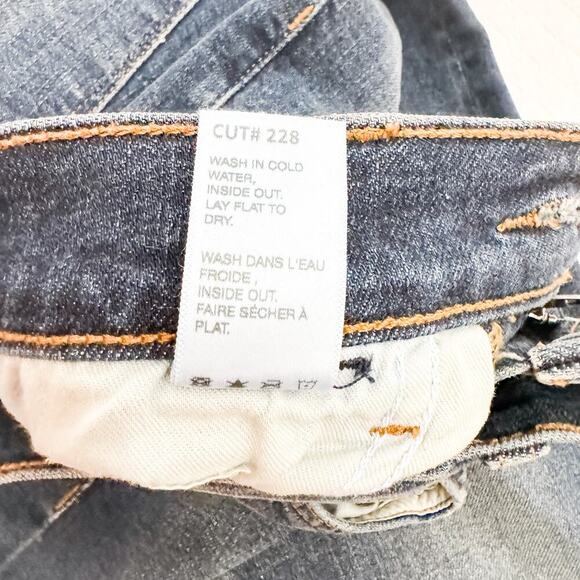 Baldwin Karlie High Rise Cropped Skinny Dark Wash Denim Jeans Size 27 - Picture 4 of 10